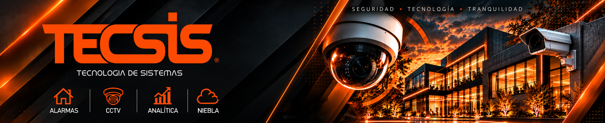 Tecsis: tecnología de sistemas. Alarmas, CCTV, analítica y niebla.